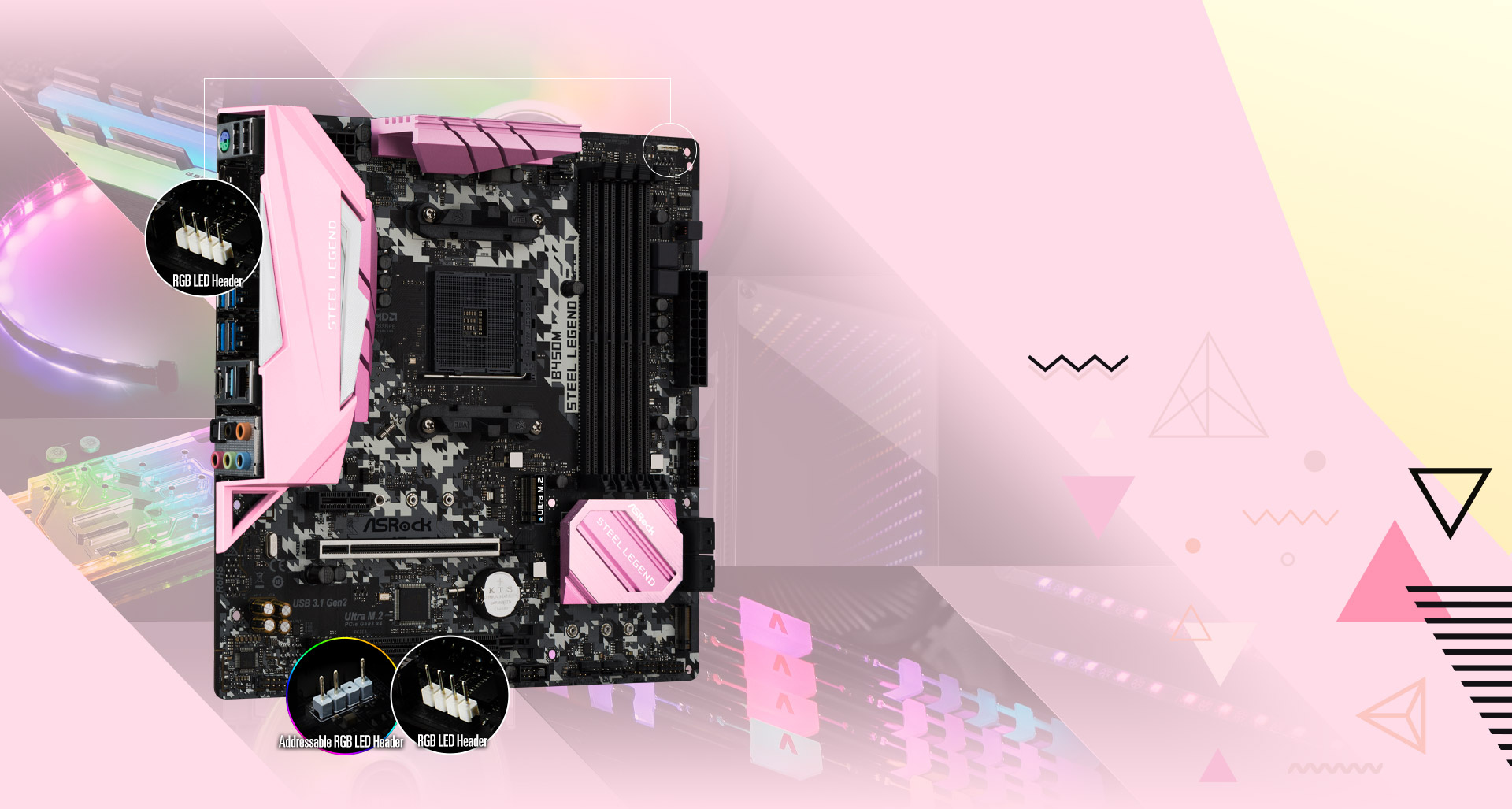 Polychrome LED(SL-aura) Pink